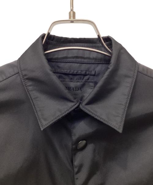 PRADA（プラダ）PRADA (プラダ) トライアングルロゴコーチジャケット ブラック サイズ:XSの古着・服飾アイテム