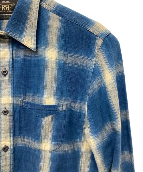 RRL（ダブルアールエル）RRL (ダブルアールエル) 長袖シャツ ブルー サイズ:175/96Aの古着・服飾アイテム