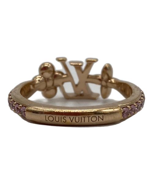 LOUIS VUITTON（ルイ ヴィトン）LOUIS VUITTON (ルイ ヴィトン) LOUIS VUITTON（ルイヴィトン）リング・LV アイコニック ゴールドカラー サイズ:13号の古着・服飾アイテム