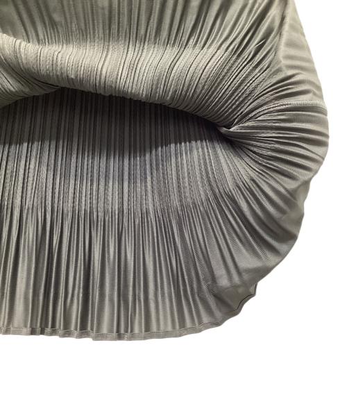 PLEATS PLEASE（プリーツプリーズ）PLEATS PLEASE (プリーツプリーズ) 切替プリーツスカート ブラウン サイズ:3の古着・服飾アイテム