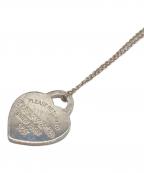 TIFFANY & Co.ティファニー）の古着「Tiffany & Co.（ティファニー）リターントゥハートネックレス　SILVER925」｜シルバーカラー