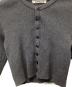 中古・古着 AURALEE (オーラリー) SUPER FINE WOOL HIGH GAUGE RIB KNIT SHORT CARDIGAN グレー：20000円
