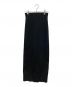 yo BIOTOPヨー ビオトープ）の古着「knit tight long skirt」｜ブラック