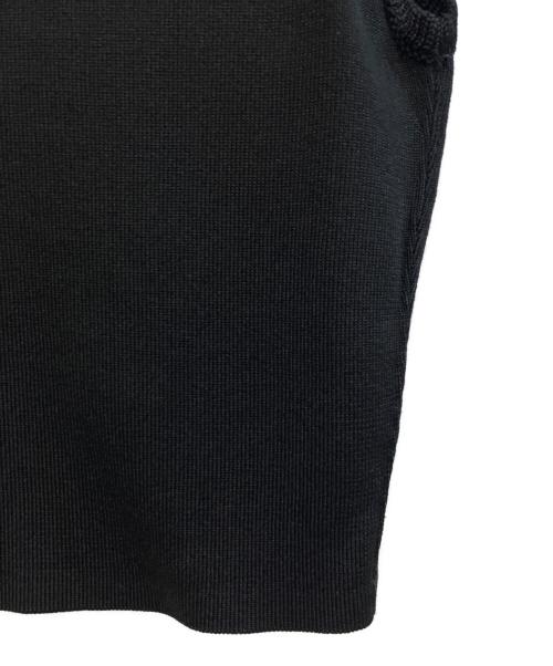 yo BIOTOP（ヨー ビオトープ）yo BIOTOP (ヨー ビオトープ)  タンクトップ knit tank top タンクトップ ブラック サイズ:Sの古着・服飾アイテム