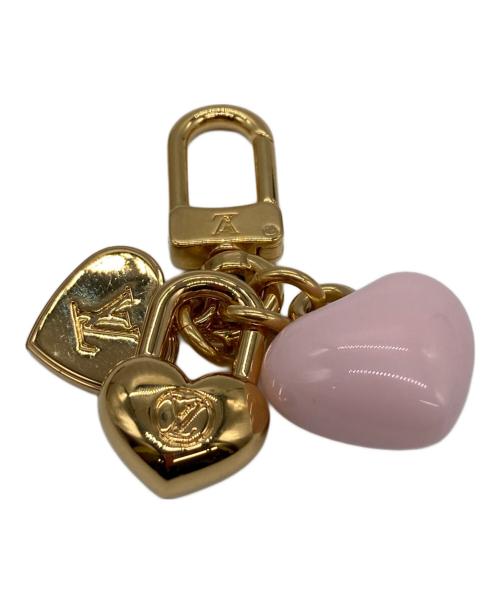 LOUIS VUITTON（ルイ ヴィトン）LOUIS VUITTON (ルイ ヴィトン) LOUIS VUITTON（ルイヴィトン）マイクロチャームLVハート ゴールドカラーの古着・服飾アイテム