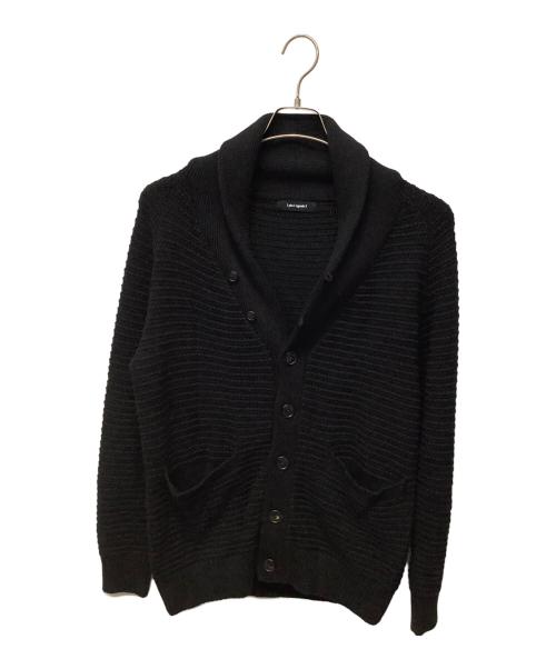 1piu1uguale3（ウノピュウノウグァーレトレ）1piu1uguale3 (ウノピュウノウグァーレトレ) ニットカーディガン ブラック サイズ:４の古着・服飾アイテム