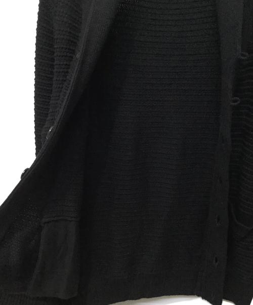 1piu1uguale3（ウノピュウノウグァーレトレ）1piu1uguale3 (ウノピュウノウグァーレトレ) ニットカーディガン ブラック サイズ:４の古着・服飾アイテム