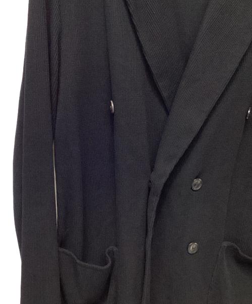 LARDINI（ラルディーニ）LARDINI (ラルディーニ) ダブルニットジャケット ブラック サイズ:Sの古着・服飾アイテム