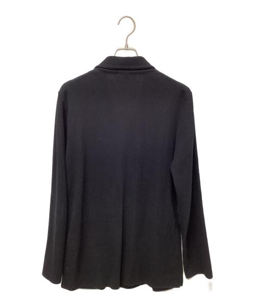 LARDINI（ラルディーニ）LARDINI (ラルディーニ) ダブルニットジャケット ブラック サイズ:Sの古着・服飾アイテム