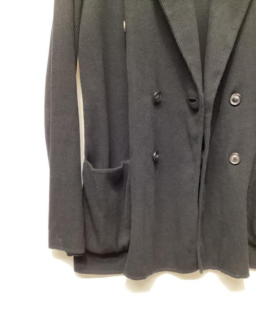 LARDINI（ラルディーニ）LARDINI (ラルディーニ) ダブルニットジャケット ブラック サイズ:Sの古着・服飾アイテム