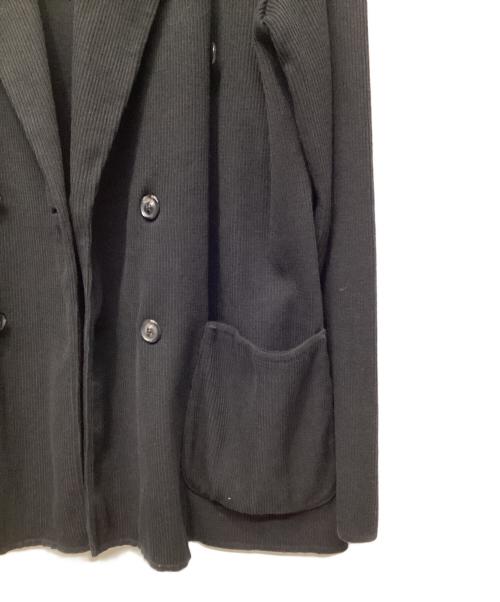 LARDINI（ラルディーニ）LARDINI (ラルディーニ) ダブルニットジャケット ブラック サイズ:Sの古着・服飾アイテム