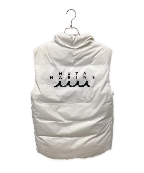 muta MARINE（ムータマリン）muta MARINE (ムータマリン) ダウンベスト ホワイト サイズ:6の古着・服飾アイテム