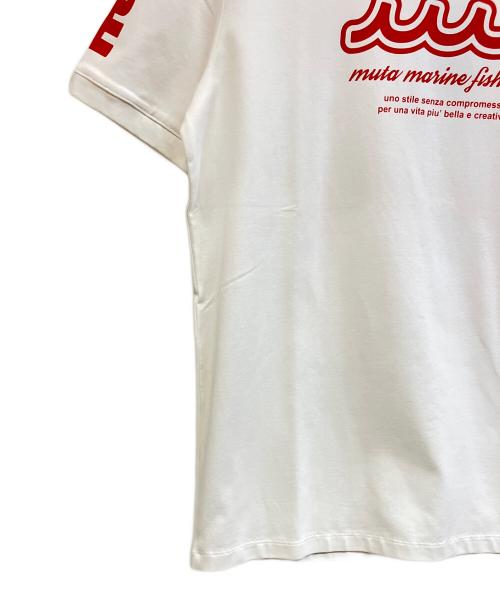 muta MARINE（ムータマリン）muta MARINE (ムータマリン) 半袖カットソー ホワイト サイズ:5 未使用品の古着・服飾アイテム