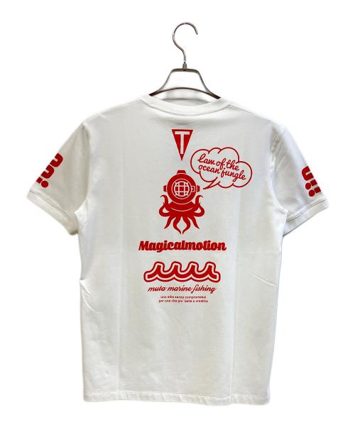 muta MARINE（ムータマリン）muta MARINE (ムータマリン) 半袖カットソー ホワイト サイズ:5 未使用品の古着・服飾アイテム