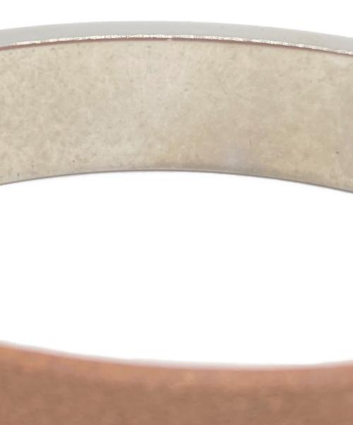 HERMES（エルメス）HERMES (エルメス) HERMES（エルメス）バングル　プスプス シルバー×ブラウンの古着・服飾アイテム