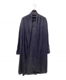 45R（フォーティファイブ・アール）の古着「二重羽織のギャザーブラウス」｜ホワイト×ブルー