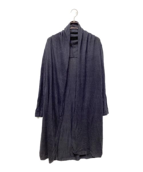 45R（フォーティファイブ・アール）45R (フォーティファイブ・アール) 二重羽織のギャザーブラウス ホワイト×ブルー サイズ:2の古着・服飾アイテム