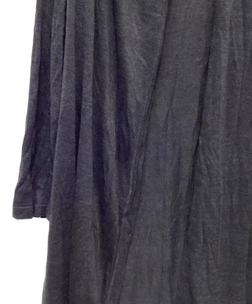 45R（フォーティファイブ・アール）45R (フォーティファイブ・アール) 二重羽織のギャザーブラウス ホワイト×ブルー サイズ:2の古着・服飾アイテム