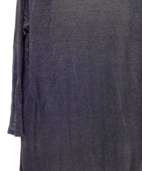 45R（フォーティファイブ・アール）45R (フォーティファイブ・アール) 二重羽織のギャザーブラウス ホワイト×ブルー サイズ:2の古着・服飾アイテム