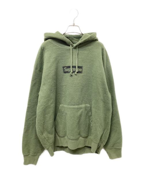 SUPREME（シュプリーム）Supreme (シュプリーム) Inside Out Box Logo Hooded Sweatshirt グリーン サイズ:Lの古着・服飾アイテム