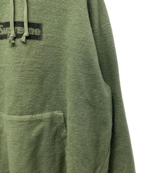 SUPREME（シュプリーム）Supreme (シュプリーム) Inside Out Box Logo Hooded Sweatshirt グリーン サイズ:Lの古着・服飾アイテム