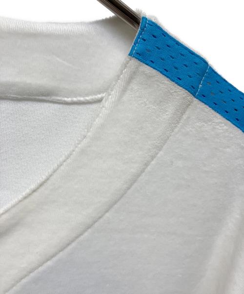 SUPREME（シュプリーム）Supreme (シュプリーム) Velour Baseball Jersey ホワイト サイズ:Lの古着・服飾アイテム