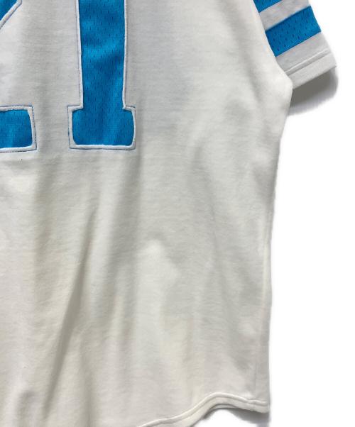 SUPREME（シュプリーム）Supreme (シュプリーム) Velour Baseball Jersey ホワイト サイズ:Lの古着・服飾アイテム