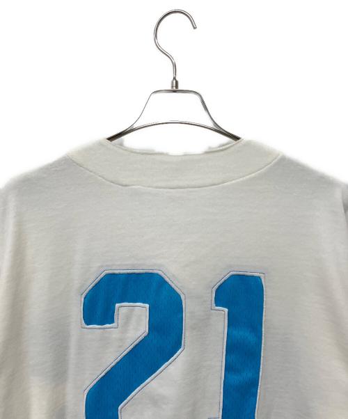 SUPREME（シュプリーム）Supreme (シュプリーム) Velour Baseball Jersey ホワイト サイズ:Lの古着・服飾アイテム