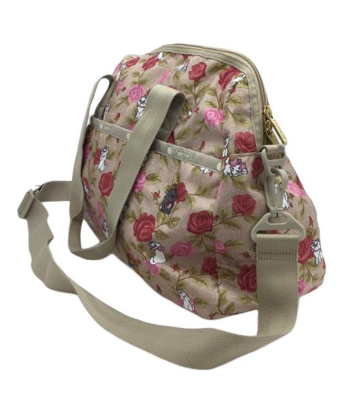 LeSportsac（レスポートサック）LeSportsac (レスポートサック) DELUXE EVERYDAY  BAG ベージュ×ピンクの古着・服飾アイテム