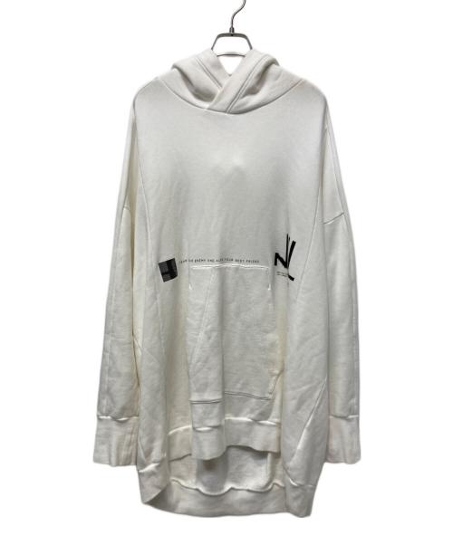 NILoS（ニルズ）NILoS (ニルズ) NIL BIG HOODIE ホワイト サイズ:2の古着・服飾アイテム