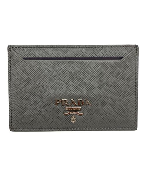 PRADA（プラダ）PRADA (プラダ) カードケース グレーの古着・服飾アイテム