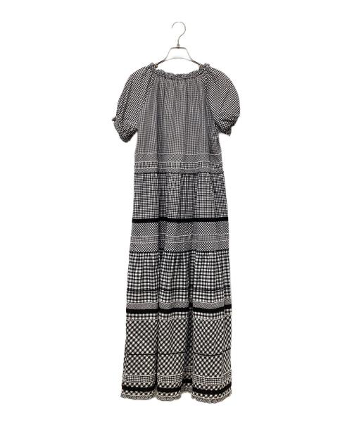 PINK HOUSE（ピンクハウス）PINK HOUSE (ピンクハウス) 半袖ワンピース グレー サイズ:Freeの古着・服飾アイテム