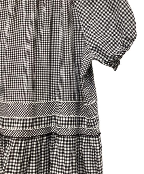 PINK HOUSE（ピンクハウス）PINK HOUSE (ピンクハウス) 半袖ワンピース グレー サイズ:Freeの古着・服飾アイテム