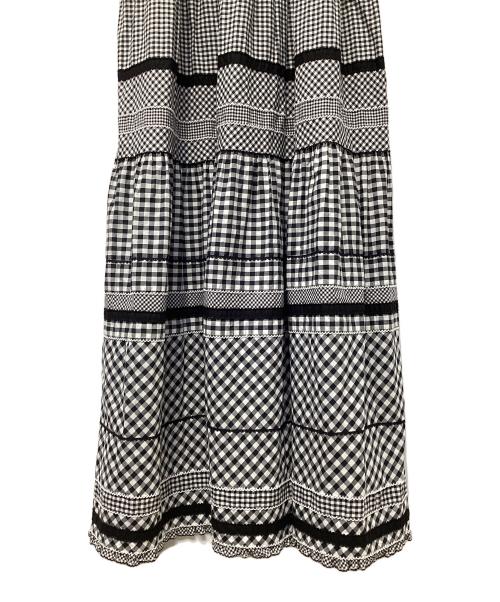 PINK HOUSE（ピンクハウス）PINK HOUSE (ピンクハウス) 半袖ワンピース グレー サイズ:Freeの古着・服飾アイテム