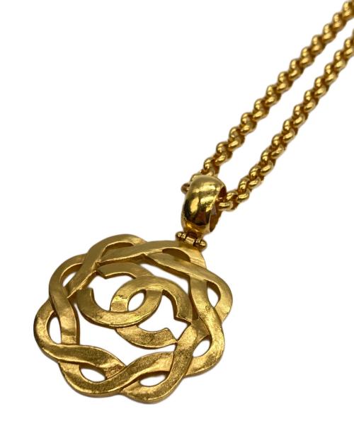 CHANEL（シャネル）CHANEL (シャネル) CHANEL（シャネル）ネックレス　ココマーク　ゴールドメッキ ゴールドの古着・服飾アイテム