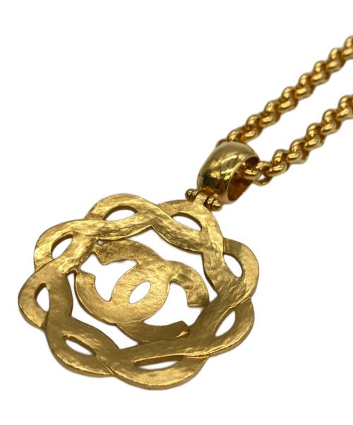 CHANEL（シャネル）CHANEL (シャネル) CHANEL（シャネル）ネックレス　ココマーク　ゴールドメッキ ゴールドの古着・服飾アイテム