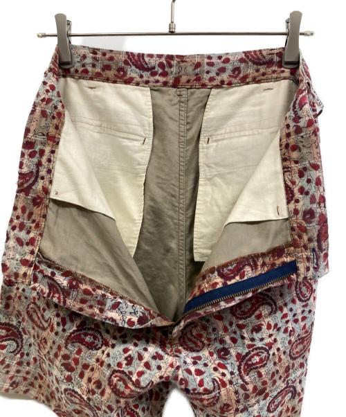 Needles（ニードルズ）Needles (ニードルズ) ハーフパンツ レッド サイズ:Mの古着・服飾アイテム