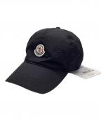 MONCLERモンクレール）の古着「キャップ」｜ブラック