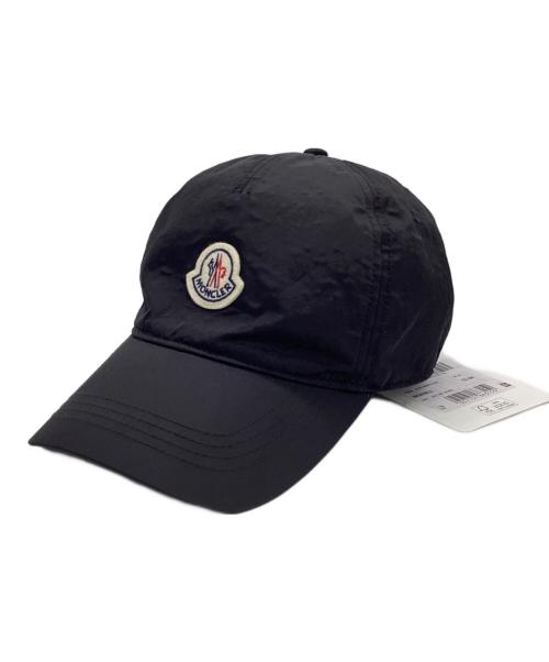 MONCLER（モンクレール）MONCLER (モンクレール) キャップ ブラック サイズ:FREEの古着・服飾アイテム