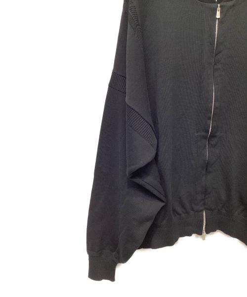 yashiki（ヤシキ）yashiki (ヤシキ) Itezora Big MA-1 Knit ブラック サイズ:2の古着・服飾アイテム