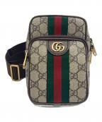 GUCCIグッチ）の古着「ボディバッグ GGスプリーム」｜ブラウン