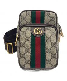 GUCCI（グッチ）の古着「ボディバッグ GGスプリーム」｜ブラウン