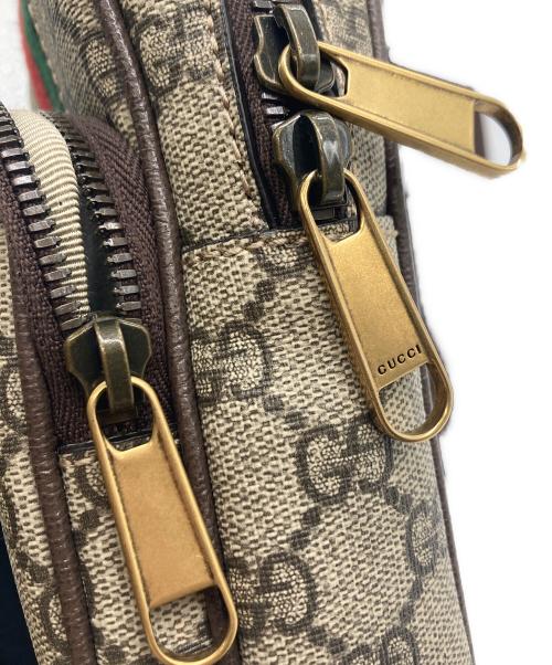GUCCI（グッチ）GUCCI (グッチ) ボディバッグ GGスプリーム ブラウンの古着・服飾アイテム