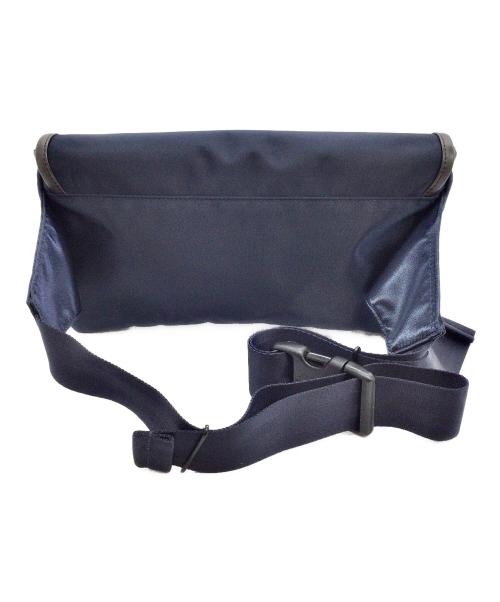PORTER（ポーター）PORTER (ポーター) sac'sbar (サックスバー) ボディーバッグ ネイビー×ブラウンの古着・服飾アイテム