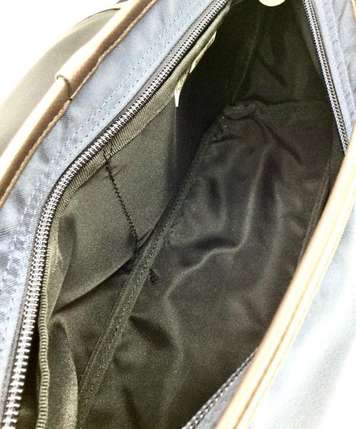 PORTER（ポーター）PORTER (ポーター) sac'sbar (サックスバー) ボディーバッグ ネイビー×ブラウンの古着・服飾アイテム