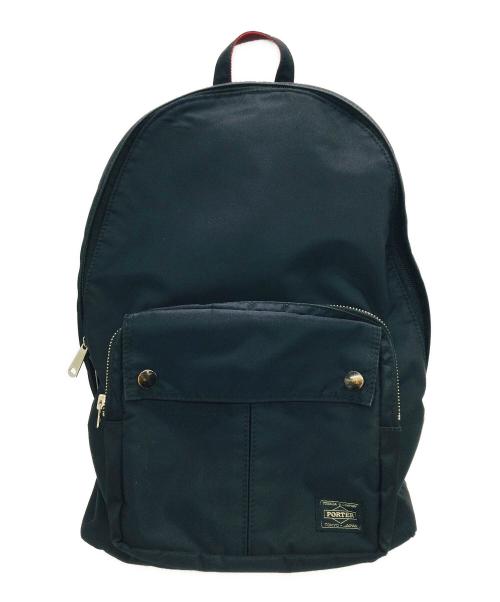 PORTER（ポーター）PORTER (ポーター) ILS (イル) リュック ブラック×レッドの古着・服飾アイテム