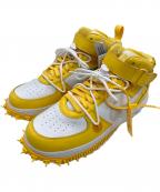 NIKE×OFFWHITEナイキ×オフホワイト）の古着「スニーカー Air Force 1 Mid SP LTHR 