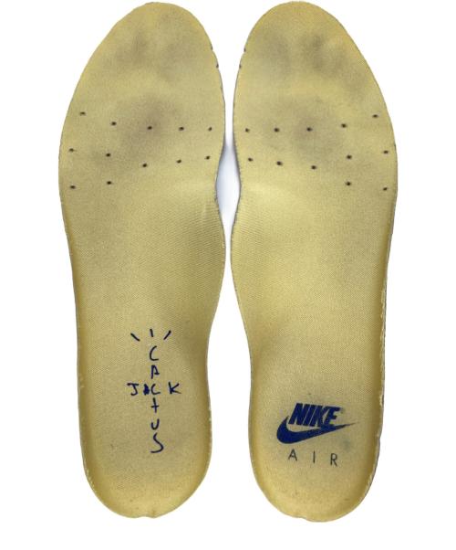 NIKE（ナイキ）NIKE (ナイキ) TRAVIS SCOTT (トラヴィス・スコット) スニーカー イエロー サイズ:27cmの古着・服飾アイテム