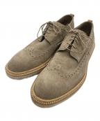 LOUIS VUITTONルイ ヴィトン）の古着「ウィングチップシューズ」｜ベージュ