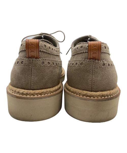 LOUIS VUITTON（ルイ ヴィトン）LOUIS VUITTON (ルイ ヴィトン) ウィングチップシューズ ベージュ サイズ:9の古着・服飾アイテム